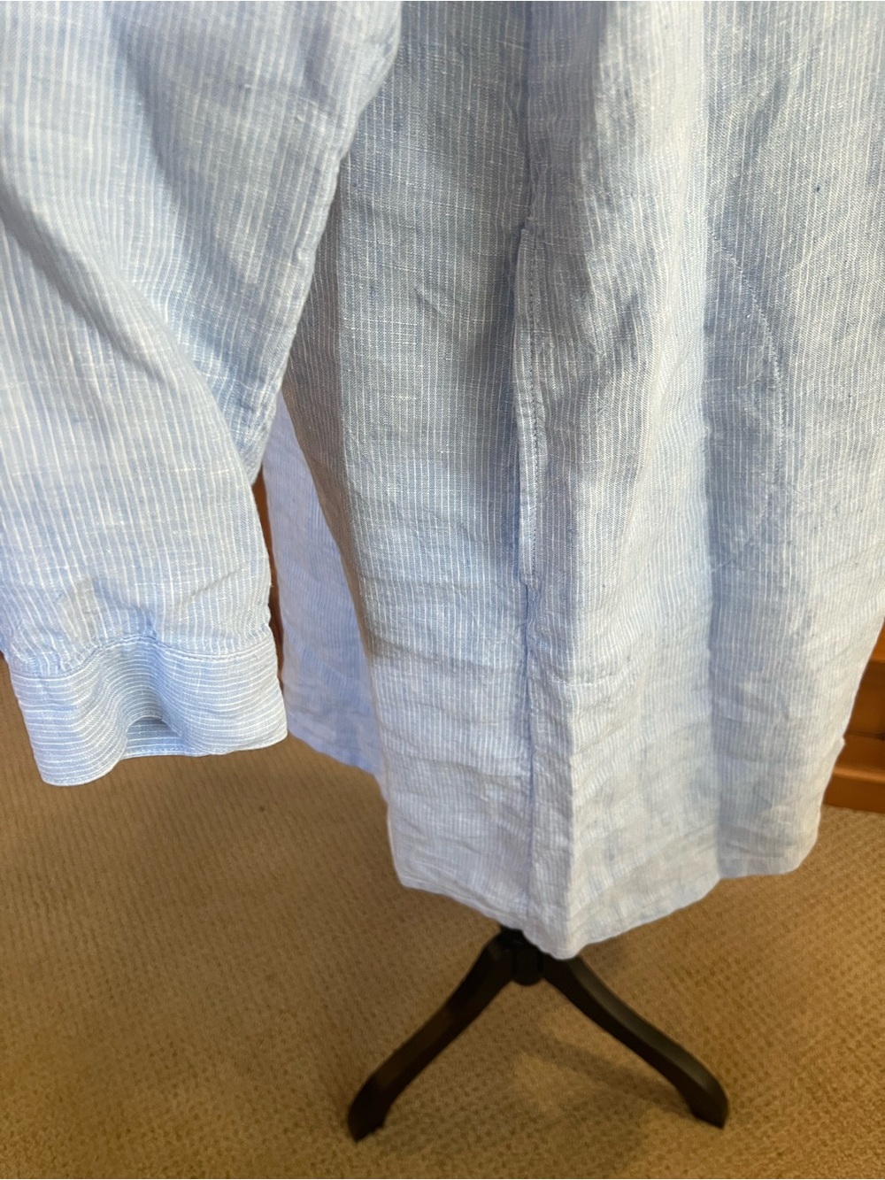 J. Jill Light Blue Linen Dress - Picture 2 of 8